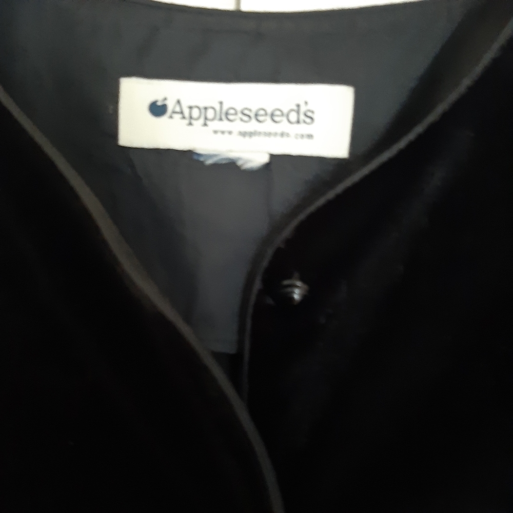 BLACK VELVET! Appleseed's black Velvet Blazer ☆ - Picture 8 of 9
